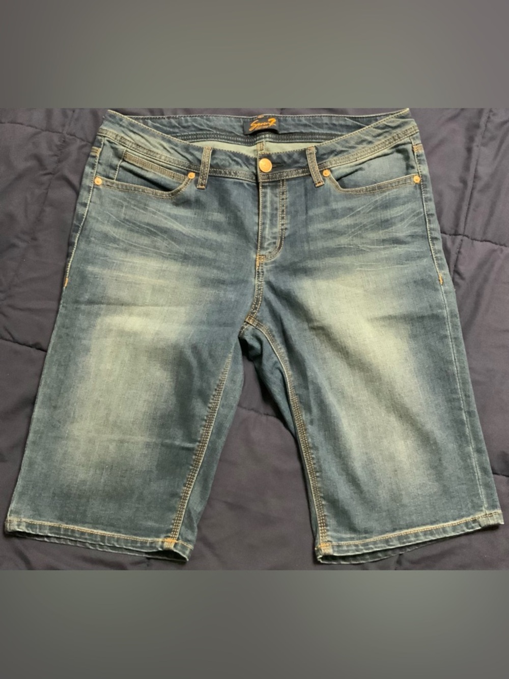 Seven7 Women’s Blue Denim Shorts